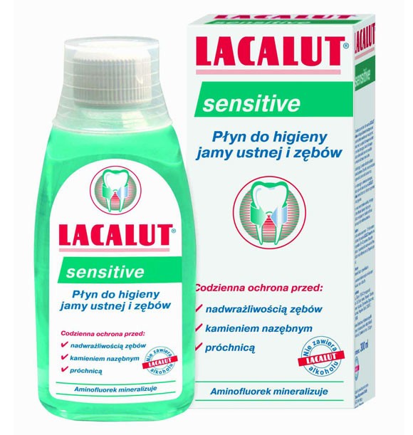 Lacalut Sensitive ústna voda 300ml