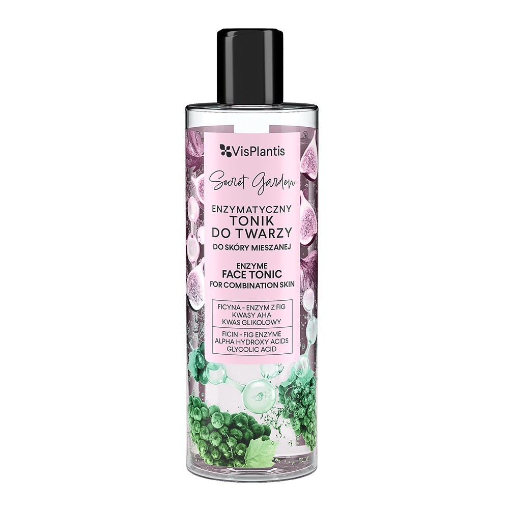 Vis Plantis Secret Garden Enzymatic Facial Tonic - pre zmiešanú pleť 200 ml