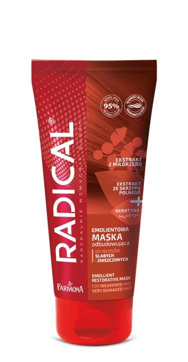 Farmona Radical Emollient Rebuilding Mask pre slabé a poškodené vlasy 100 ml