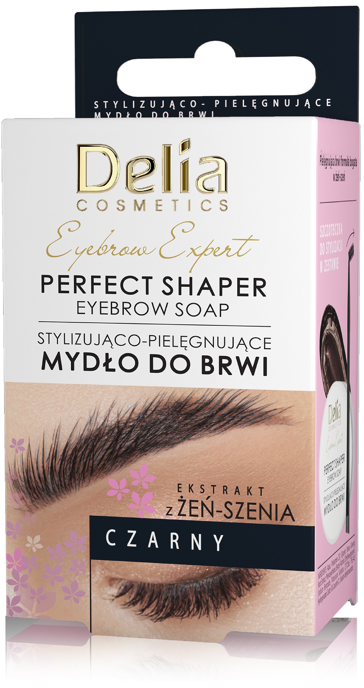 Mydlo na obočie Delia Cosmetics Expert na styling a starostlivosť o obočie - čierne 10ml