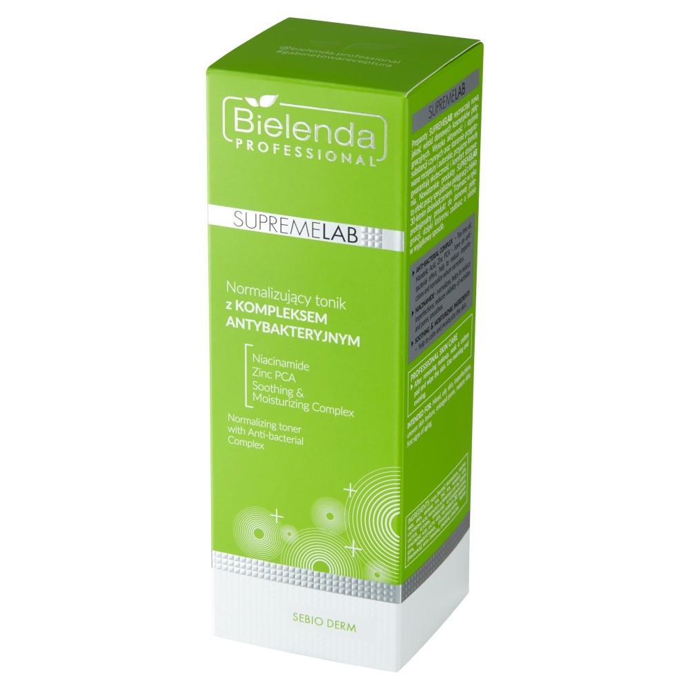 BIELENDA PROFESSIONAL Supremelab Sebio Derm Normalizujący tonik z kompleksem antybakteryjnym 200 ml