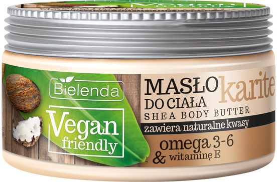 Bielenda Vegan Friendly vyživujúco-regeneračné telové maslo - Bambucké maslo  250ml