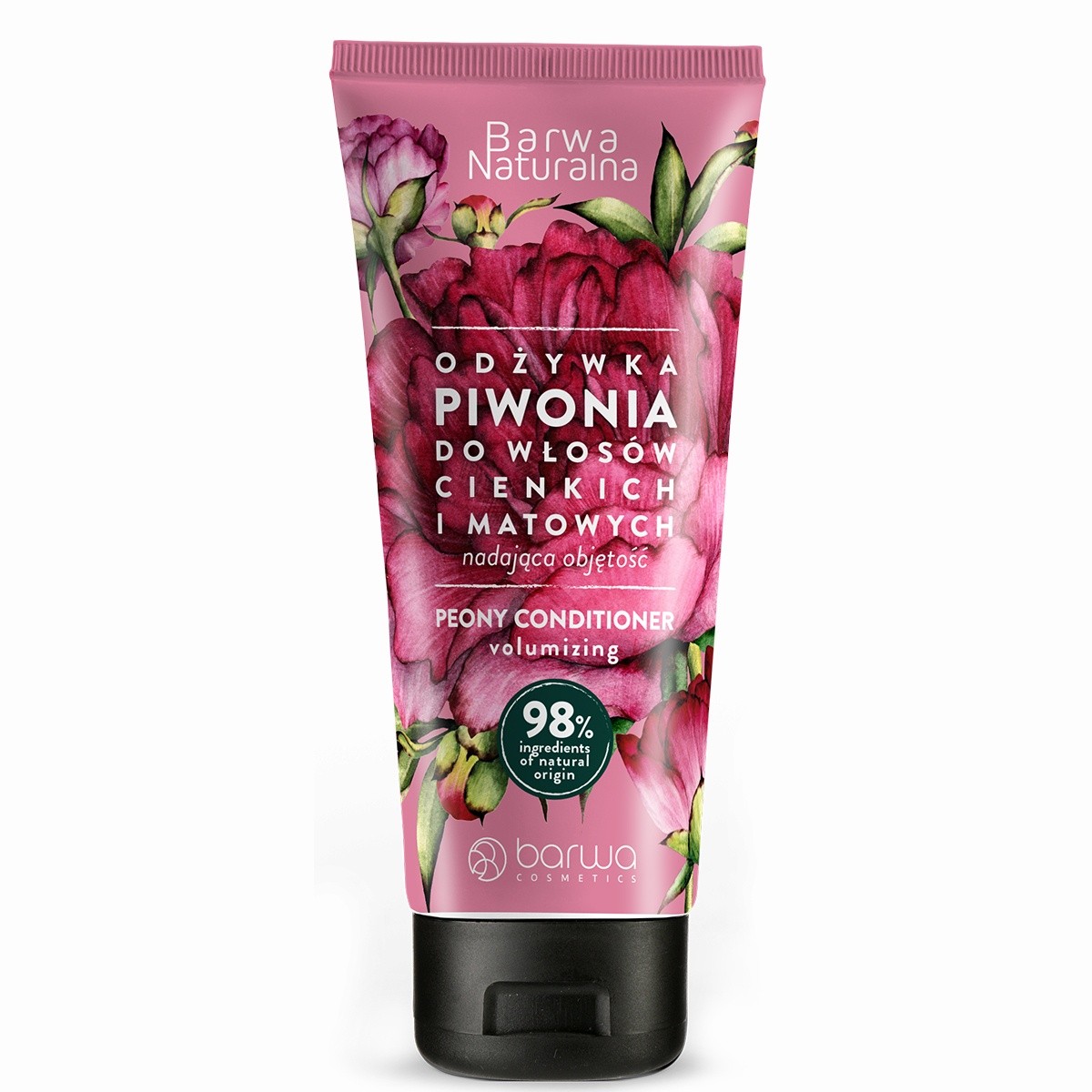 BARWA Natural  kondicionér pre riedke a matné vlasy - Pivoňka  200ml