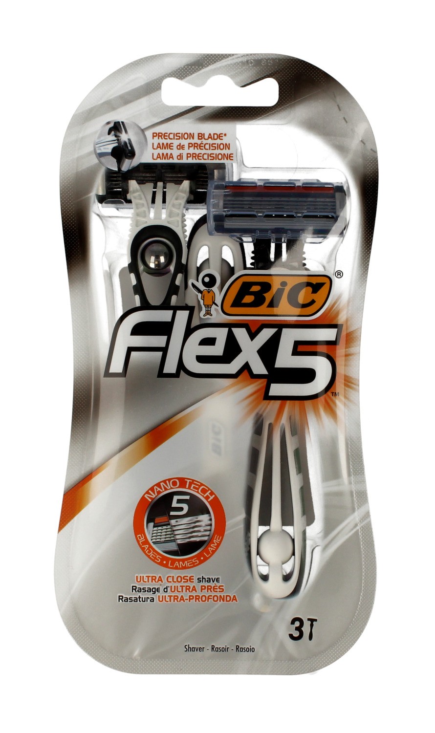 Holiaci strojček Bic Flex 5 1op.-3ks