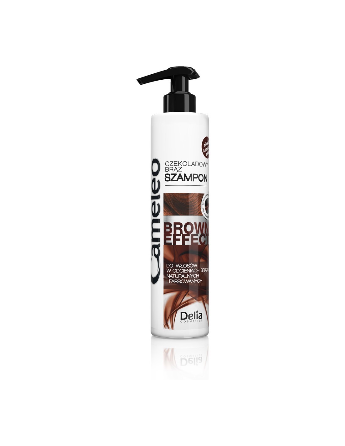 Delia Cameleo Brown Effect Osviežujúci šampón na prehĺbenie farby pre brunetky 250ml