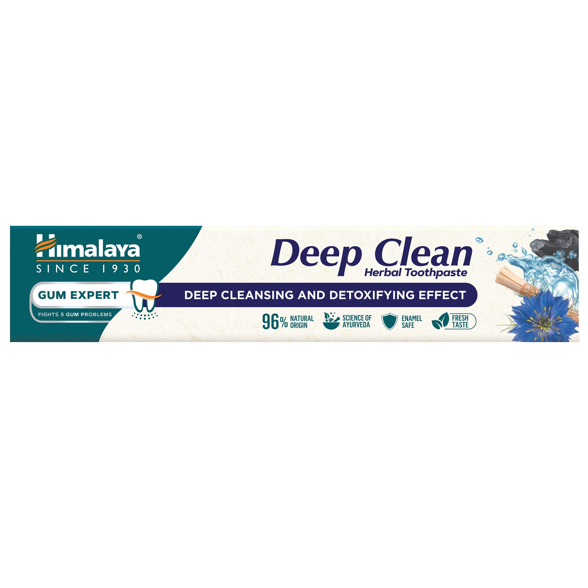 HIMALAYA Gum Expert Herbal Toothpaste Deep Clean s aktívnym uhlím 75ml