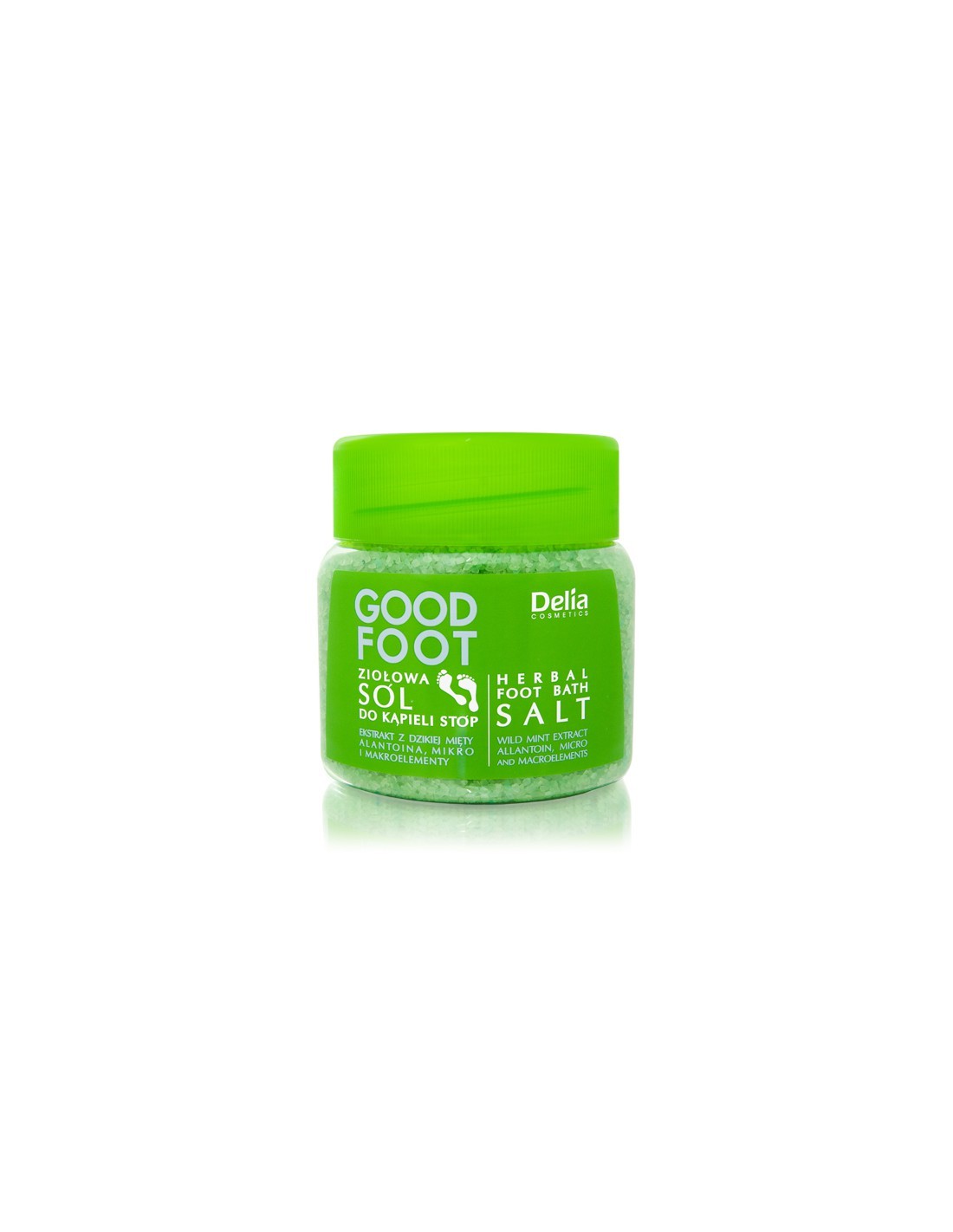 Delia Cosmetics Good Foot bylinková soľ do kúpeľa 570 g