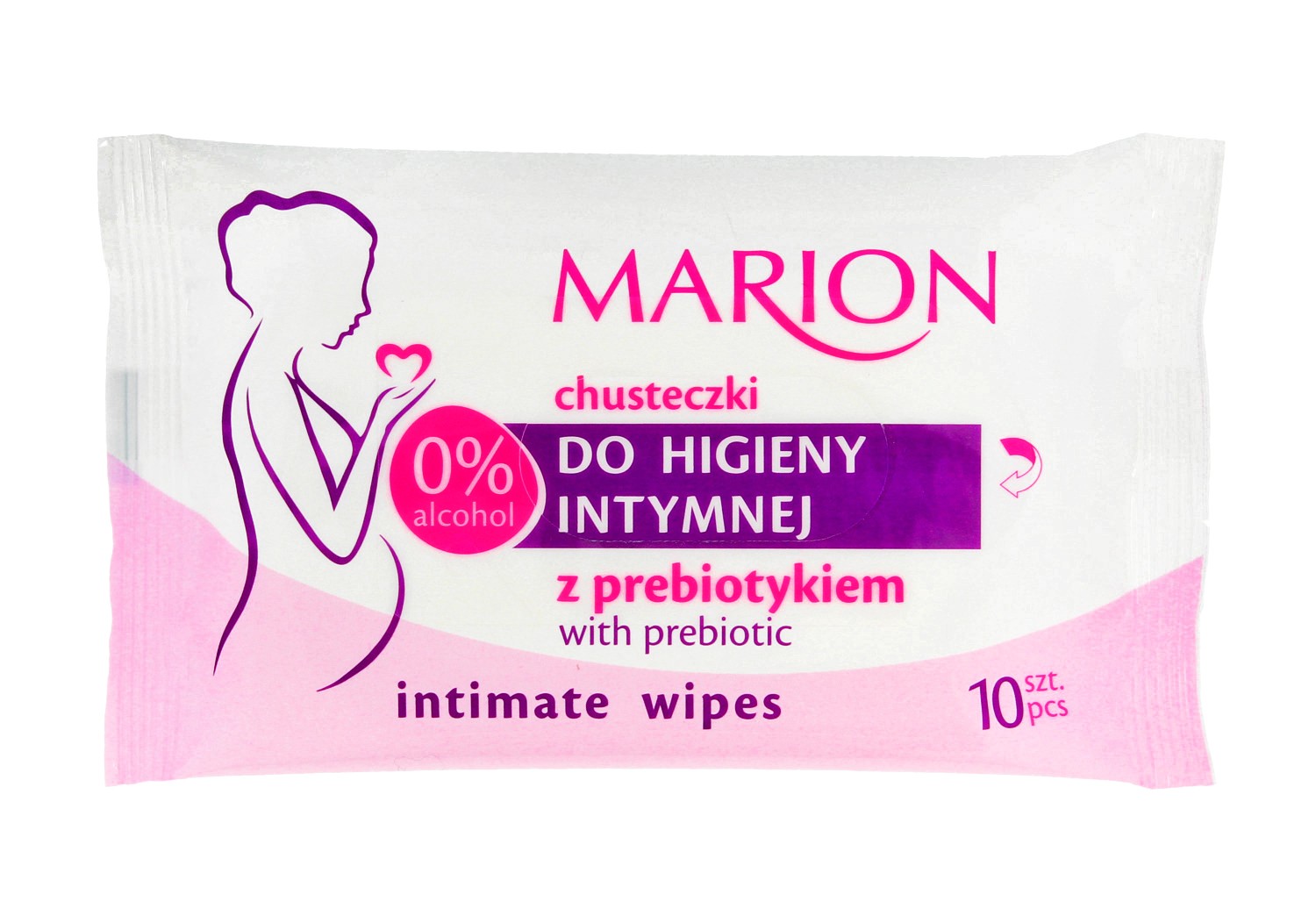 MARION Utierky na intímnu hygienu s prebiotikom 10 ks