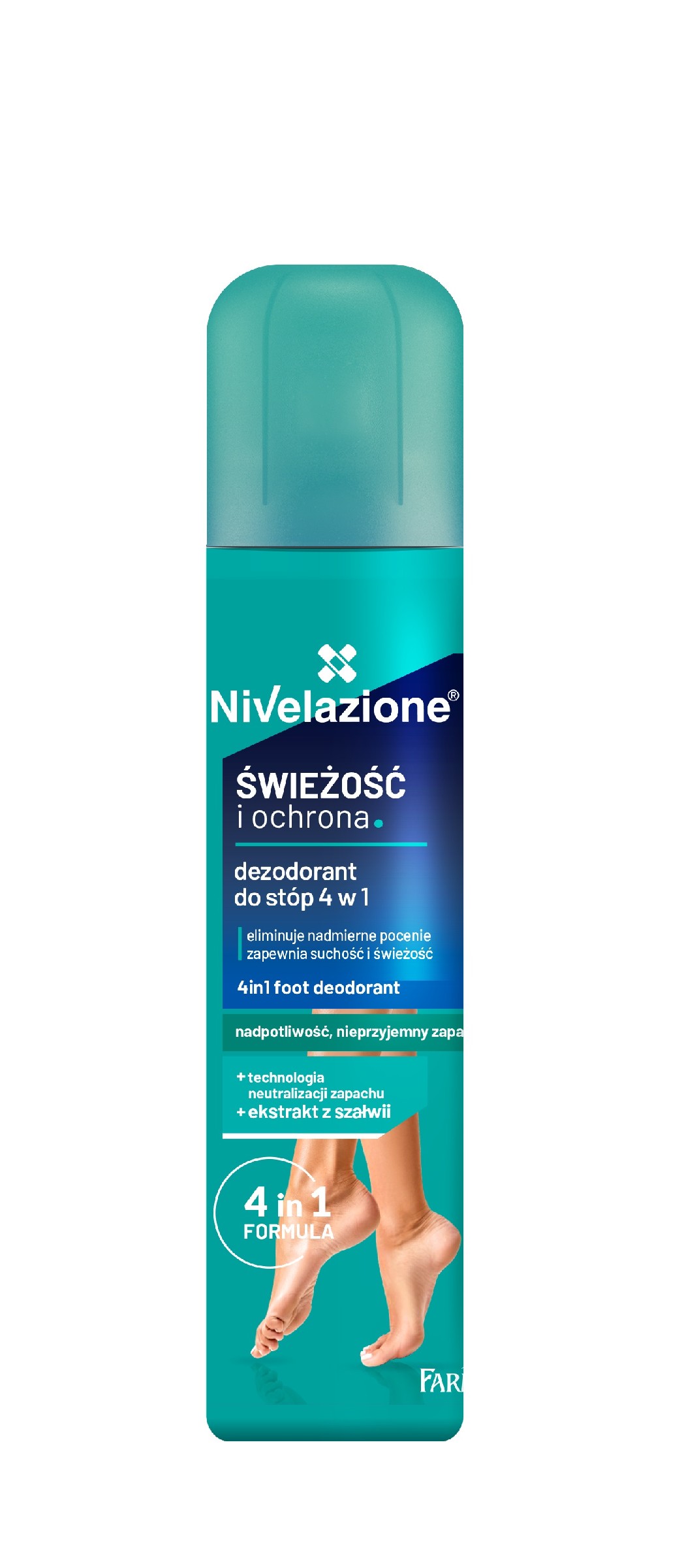 Farmona Nivelazione Feet Foot Deodorant 4v1 sviežosť a ochrana