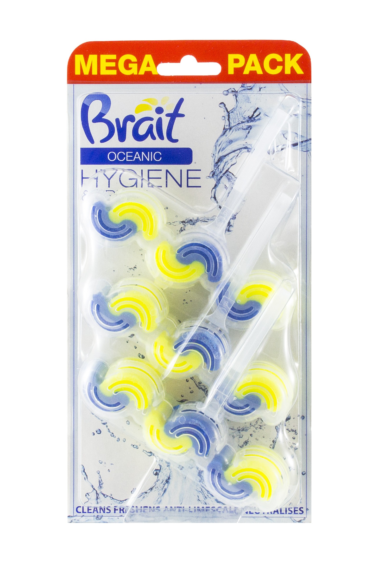 Brait Hygiene & Fresh Oceanic 2-fázová WC kocka 1op.-3x45g