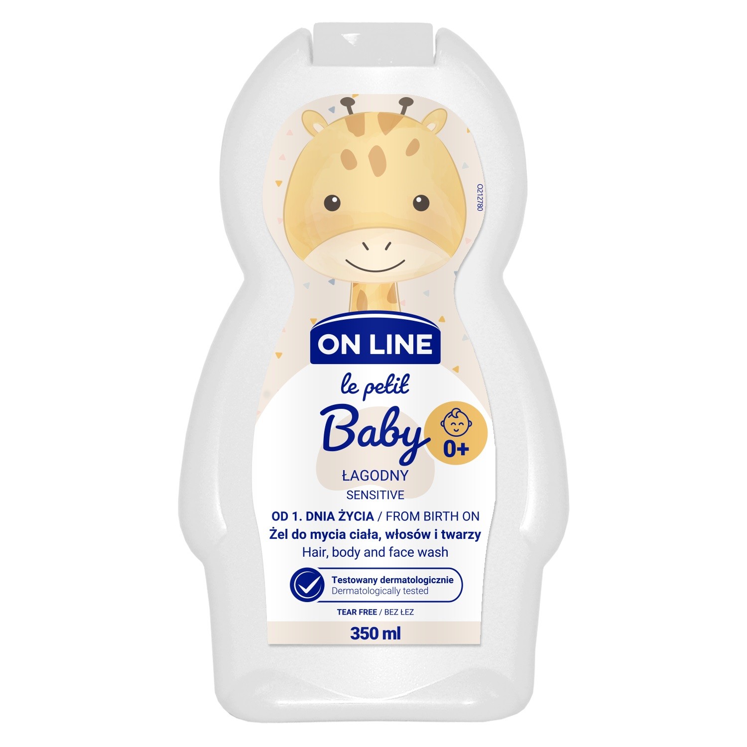 On Line Le Petit Baby Jemný gél 3v1 na umývanie tváre, tela a vlasov - od 1. dňa života 350ml