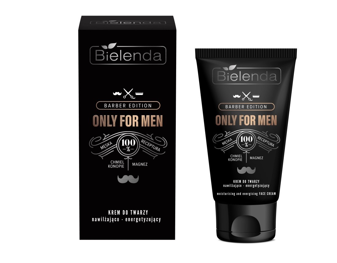 Bielenda Only for Men Barber Edition Hydratačný a energizujúci krém na tvár 50ml