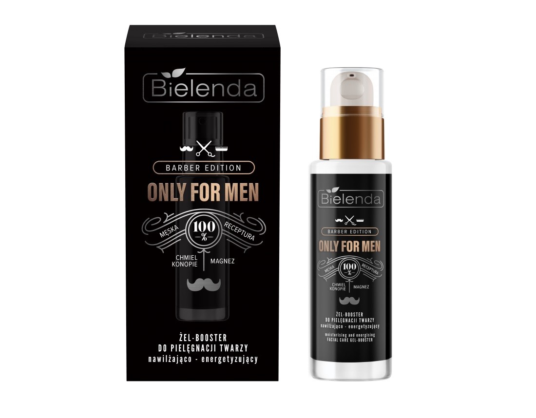 Bielenda Only for Men Barber Edition Hydratačná a energizujúca gélová starostlivosť o tvár 30ml