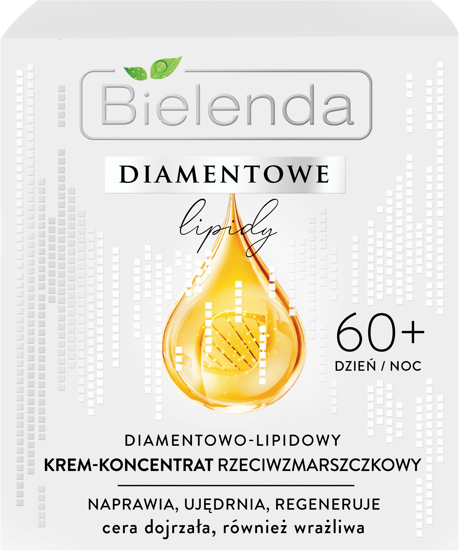 Bielenda Diamantové  Lipidy 60+ Diamond-Lipid Denný a nočný krém-koncentrát proti vráskam 50ml