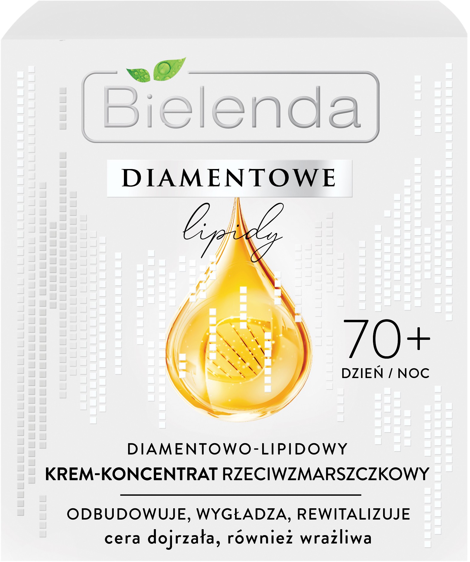 Bielenda Diamantové Lipidy 70+ Diamond-Lipid Denný a nočný krém-koncentrát proti vráskam 50ml