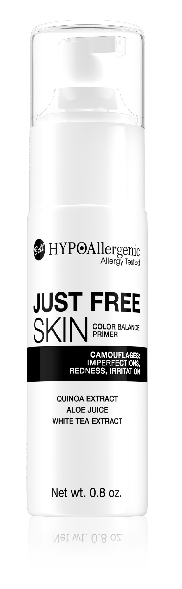 Bell Hypoallergenic Just Free Skin Color Balance báza pod make-up upokojujúca a zjemňujúca 25 g