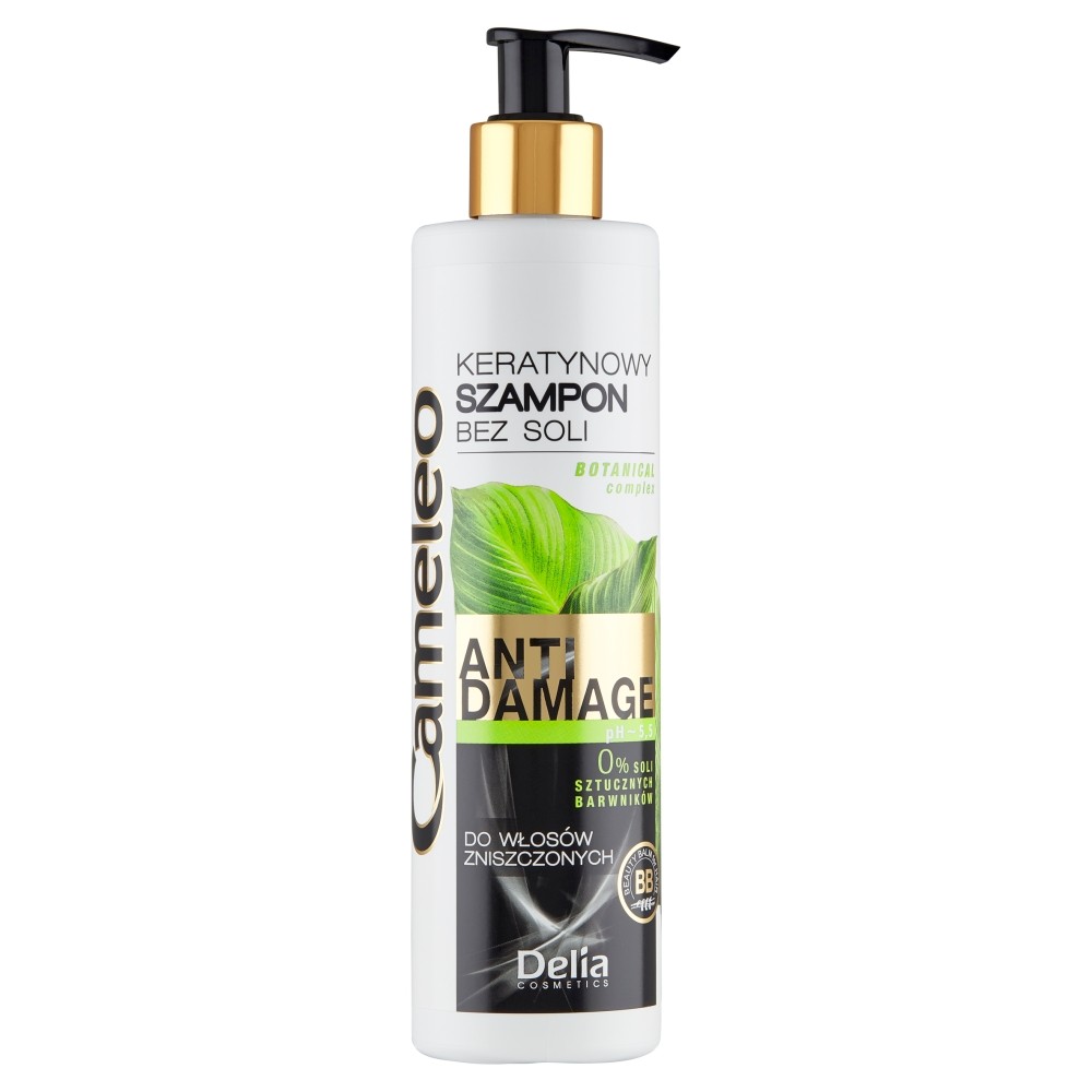 Delia Cameleo Anti Damage Keratínový šampón na poškodené vlasy 250 ml-bez soli