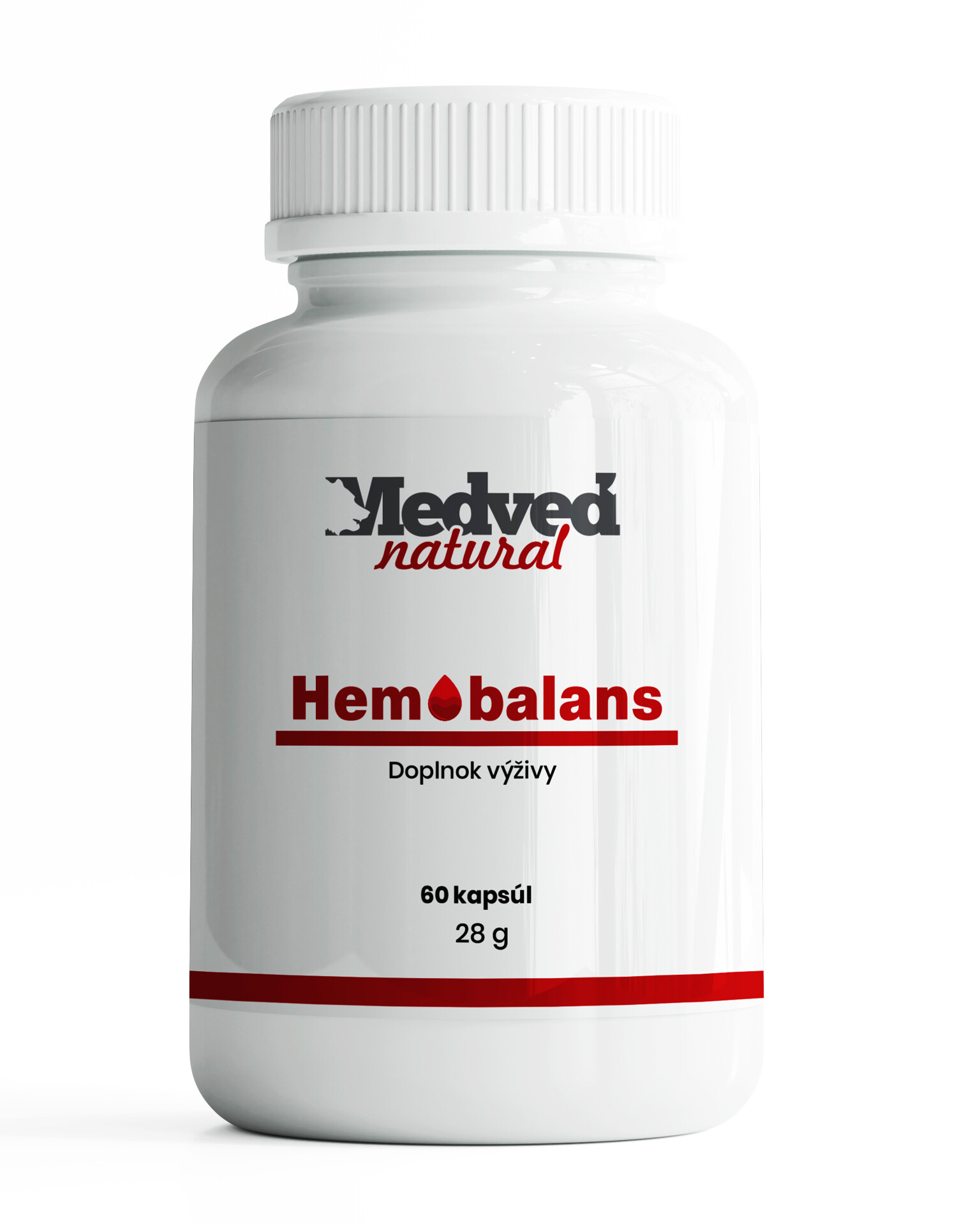 Medveď natural  Medveď natural Hemo balans   60 kapsúl