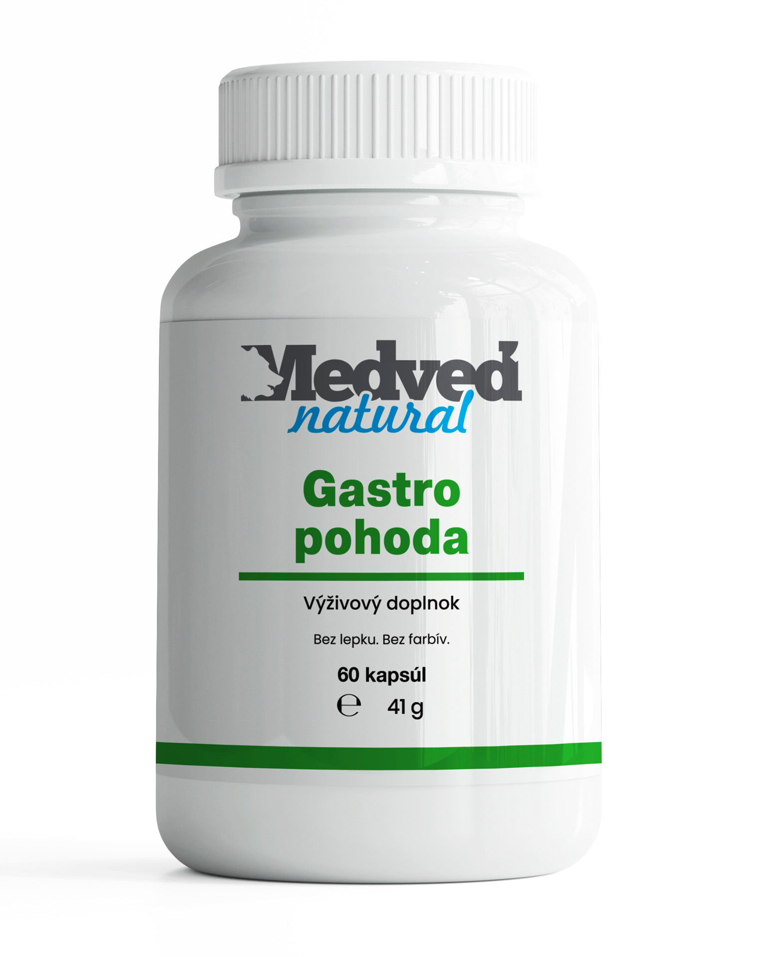 Medveď natural  Medveď natural Gastro pohoda 60 kapsúl