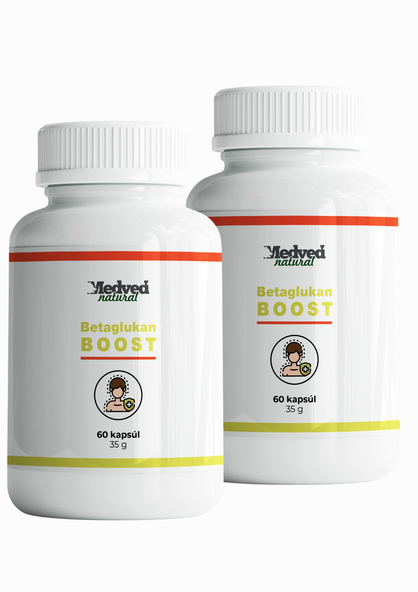 Medveď natural  2x Betaglukan BOOST po 60 kapsúl (120 kapsúl spolu)