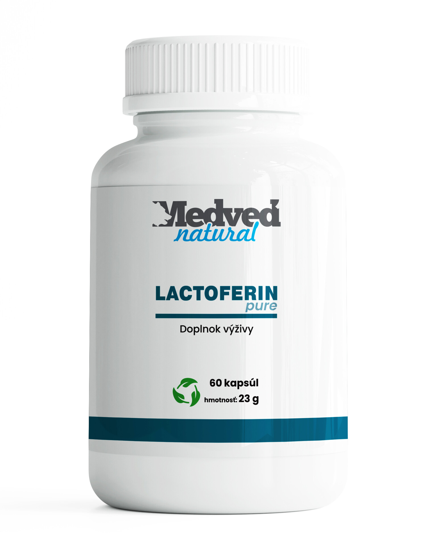 Medveď natural  Medveď natural LACTOFERIN pure 60 kapsúl