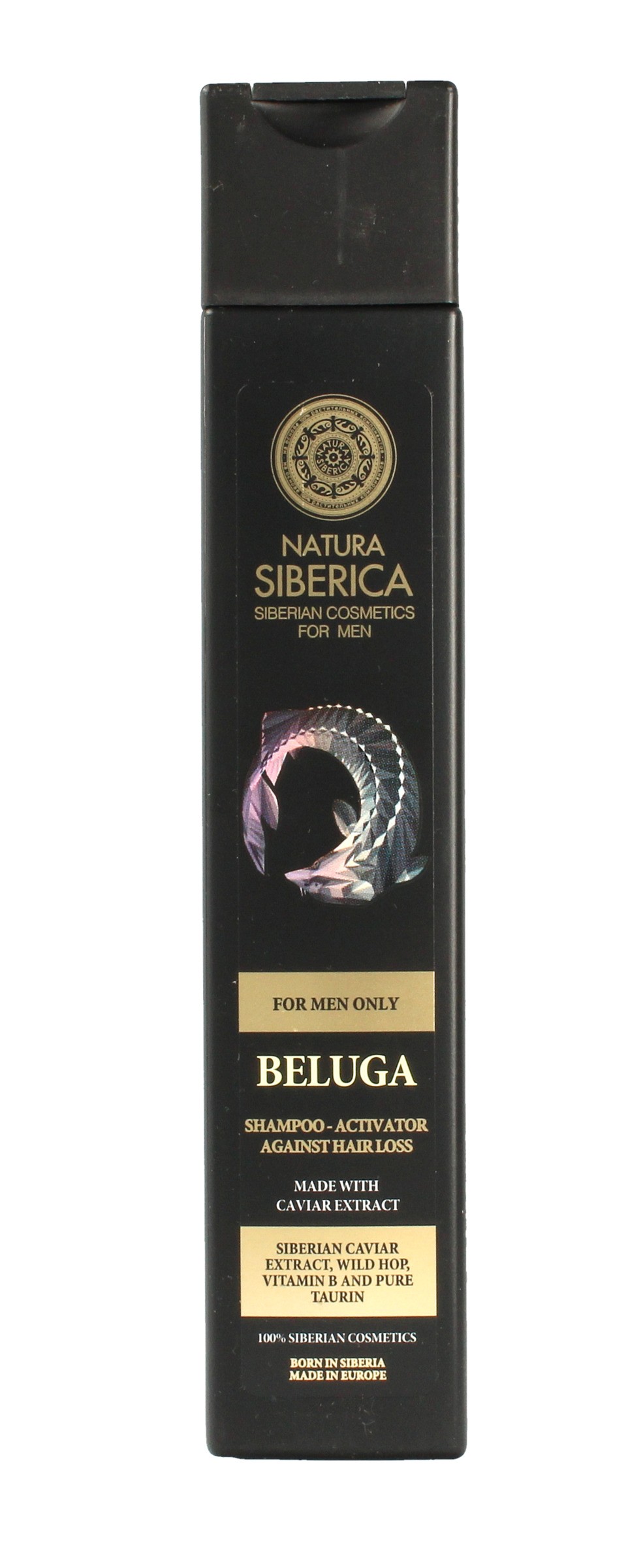 Natura Siberica Men BELUGA šampón s aktivátorom rastu 250 ml