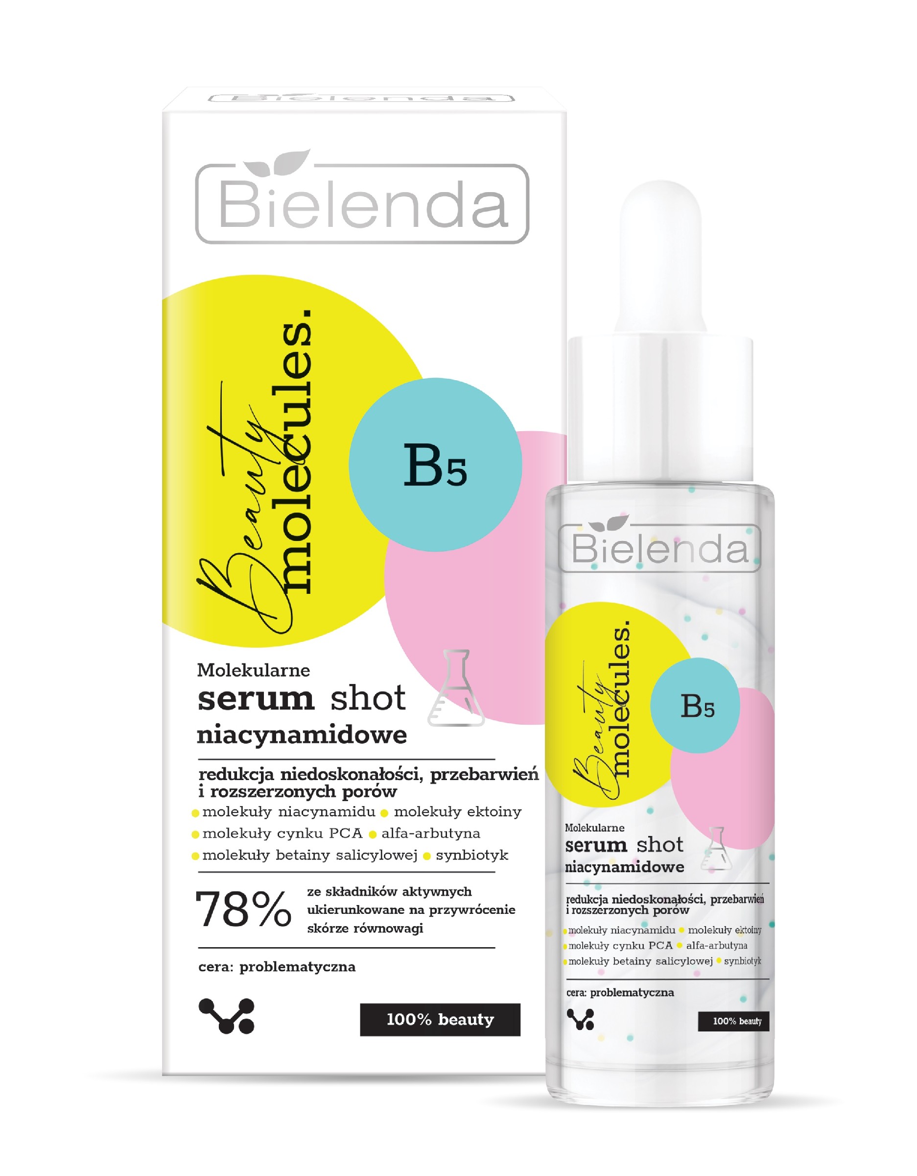 BIELENDA BEAUTY MOLECULES Molekulárne sérum shot s niacínamidom 30 g