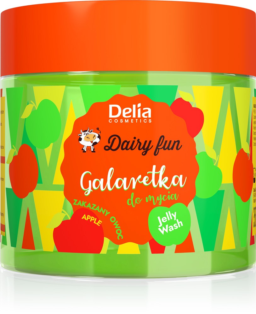 Delia Cosmetics Dairy Fun Telové želé - Zakázané ovocie (jablko) 350 g