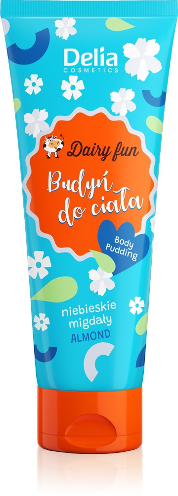 DELIA COSMETICS DAIRY FUN Telový puding - Modré mandle 250ml