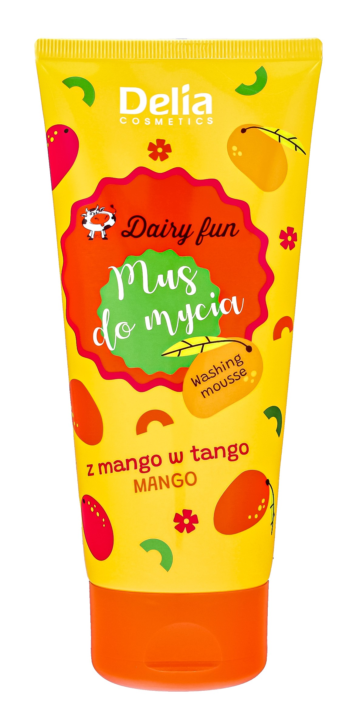 DELIA COSMETICS DAIRY FUN Pena na umývanie tela - Mango 200 ml