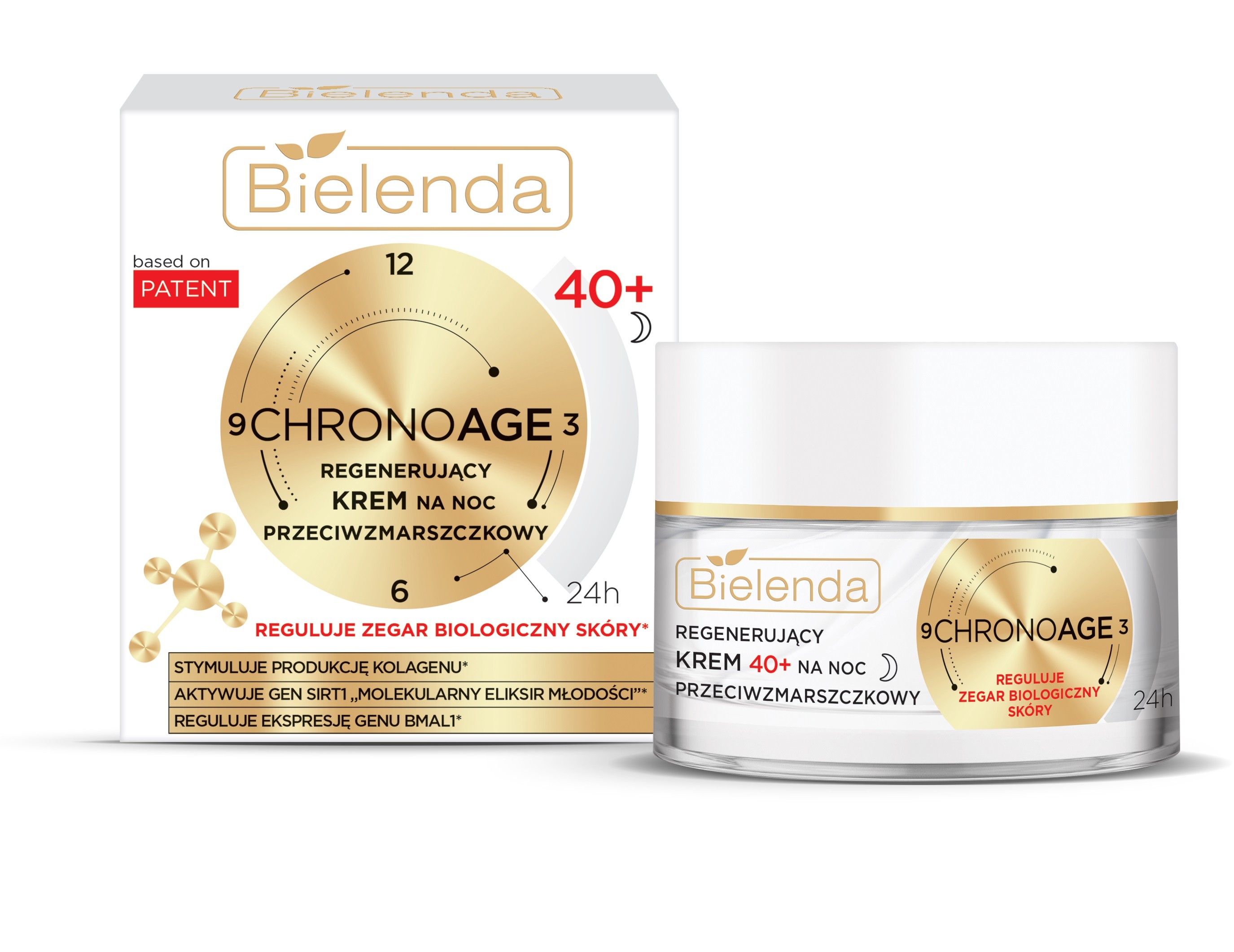 BIELENDA Chrono Age 24h regeneračný krém proti vráskam 40+ na noc 50ml