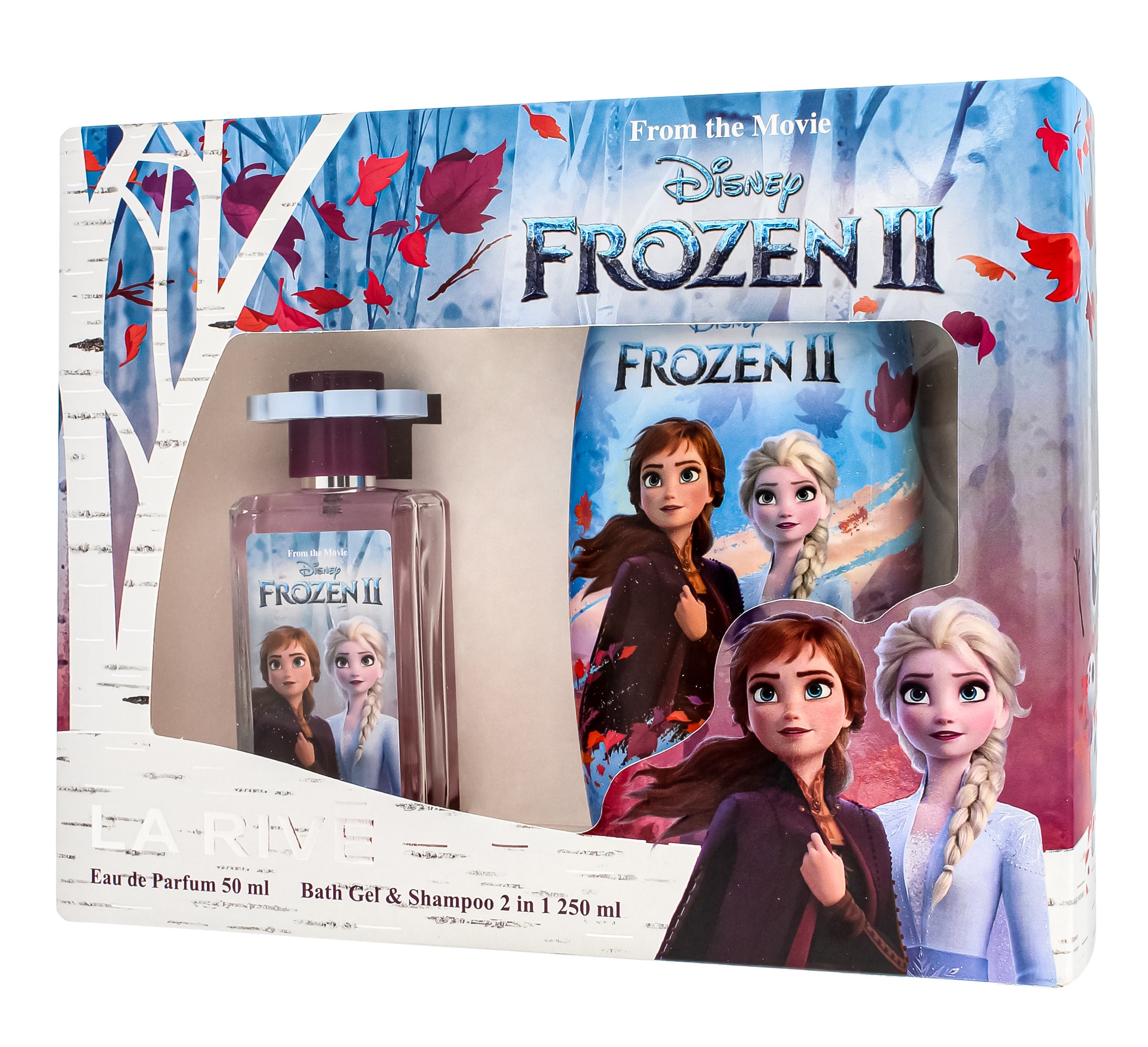 Darčeková sada LA RIVE Disney Frozen (parfumovaná voda 50 ml + sprchový gél a šampón 2v1 250 ml)