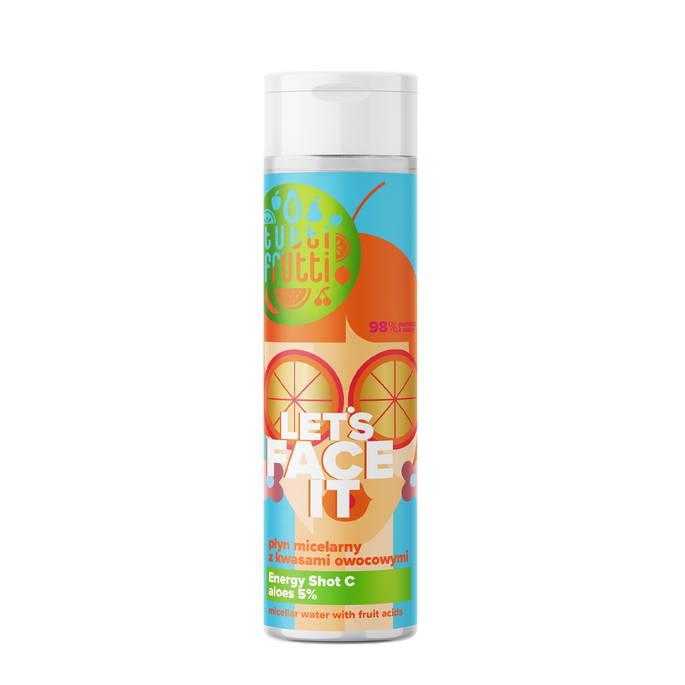 FARMONA Tutti Frutti Let's Face It Micelárny fluid s ovocnými kyselinami 200ml