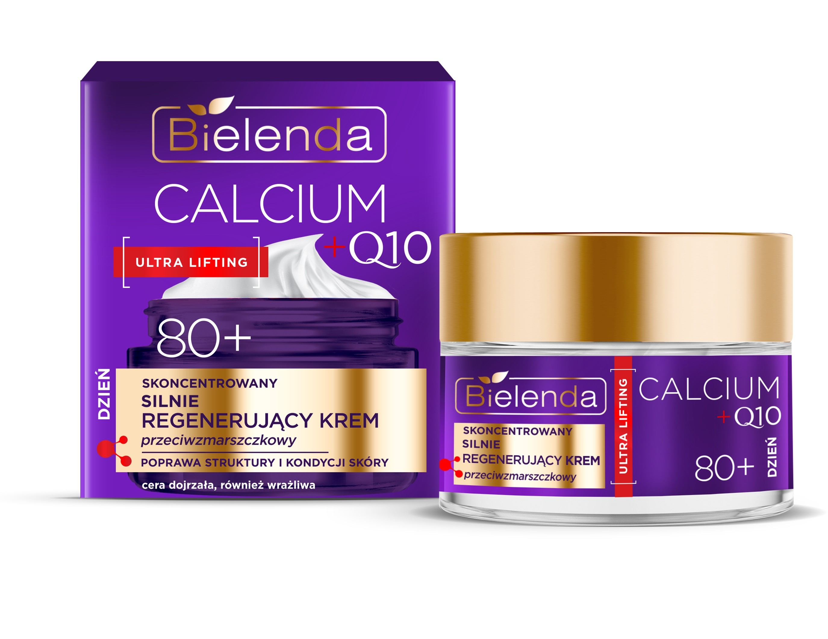 BIELENDA CALCIUM+Q10 Regeneračný krém 80+ 50ml