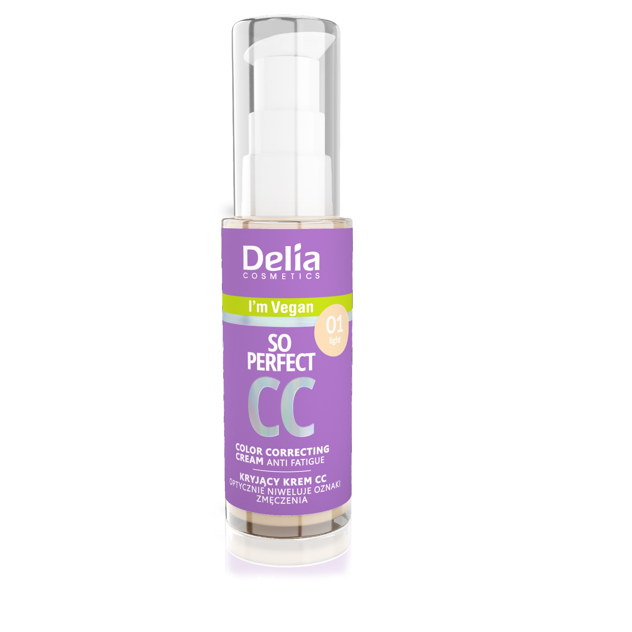 DELIA COSMETICS So Perfect Covering CC Cream - 01 Light 30ml