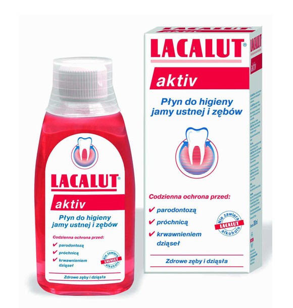 Lacalut Aktiv ústna voda 300ml